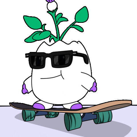 Skating On My Way Sticker by Magic Eden