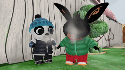 bing bingbunny cold freezing pando breath dragon GIF by Bing Bunny