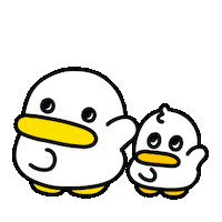420gram00 hello hi character duck Sticker