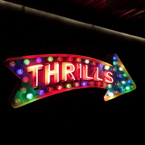 TypeTasting giphygifmaker neon sign circus GIF