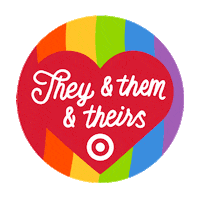 targetcorp rainbow pride target takepride Sticker