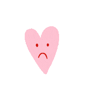 Sad Heart Sticker