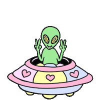 Alien Sticker by lilxbun