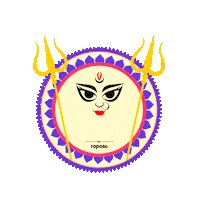 Jai Mata Di Celebration Sticker by Roposo