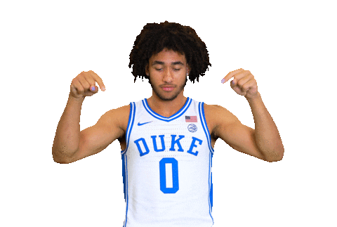 College Basketball Kiss Sticker by Duke Men's Basketball