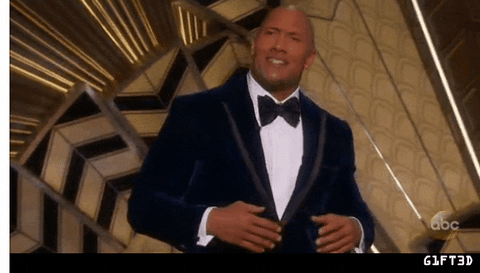 the rock oscars GIF by G1ft3d