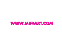 michelledervartanian website mdvart artbymushu wwwmdvartcom Sticker