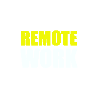 Remote Work Sticker by Impact Brands