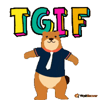 Its Friday Dancing Sticker by WorkBeaver