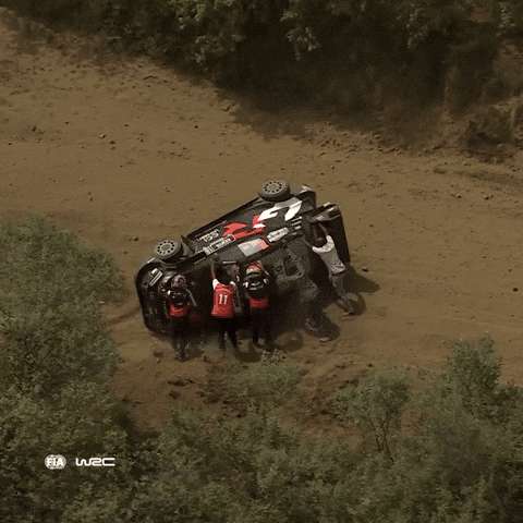 Never Give Up Help GIF by FIA World Rally Championship