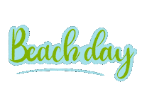 Beach Day Sticker