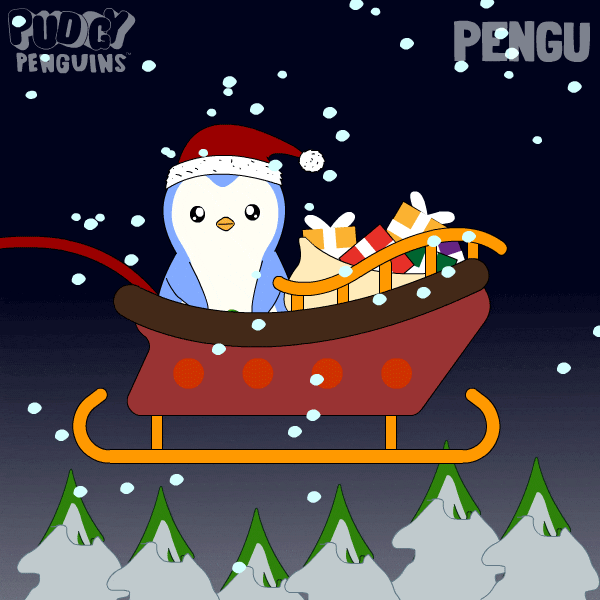 Merry Christmas GIF by Pudgy Penguins