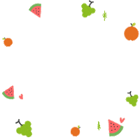 Fruit Frame Sticker by dalkomm
