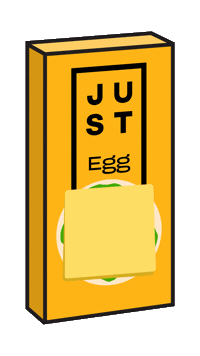 Vegan Egg Sticker by JUST Egg