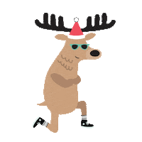 reindeer coolxmas Sticker by cottononkids