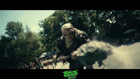 Toxic Avenger Throw GIF by Signature Entertainment