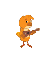 Ukulele Playing Sticker by Dumela