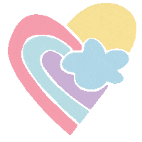 Heart Rainbow Sticker