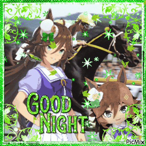 Good Night Horse GIF