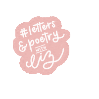 calligraphiewithliz lettering calligraphy handlettering procreate Sticker