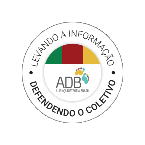 aliancadistrofiabrasil adb coletivo informação distrofia muscular Sticker