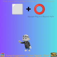 Square Peg In A Round Hole Symbol GIF by Zhot Music