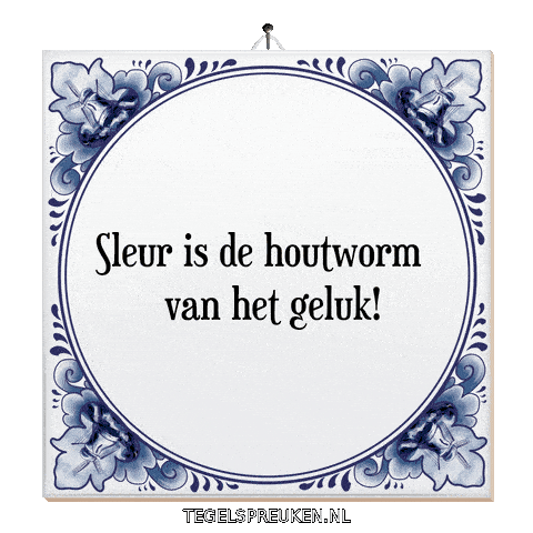 Wijsheid Verandering Sticker by Tegelspreuken.nl