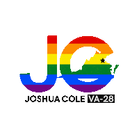 DelegateJoshuaCole josh cole jc4va jc logo Sticker