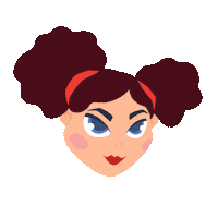 marlawrena happy girl woman hair Sticker