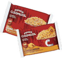 Snack Popcorn Sticker by Cinemark Brasil