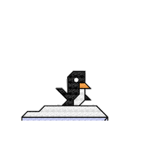 North Pole Hello Sticker by Cross Stitch Sanctuary