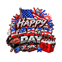 Happy Labor Day Sticker by Sixx Pack Krew