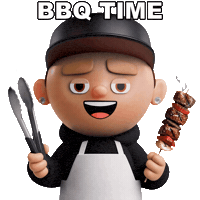 Grilling Labor Day Sticker by OneFootball Heads