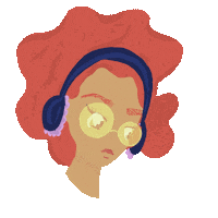 LaPaolaDesign music dj jam black girl magic Sticker