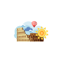 pizza italy Sticker by Almundo