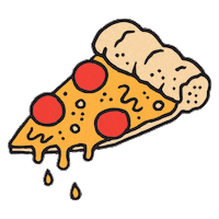 Fast Food Pizza Sticker