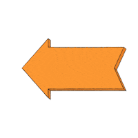 Orange Arrow Sticker by Mohawk College