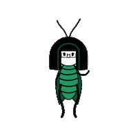 Jump Cricket Sticker