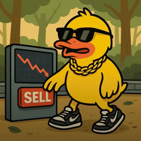 Crypto Panic GIF by DUCKCOIN