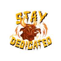 Gym Bull Sticker by Stay Dedicated