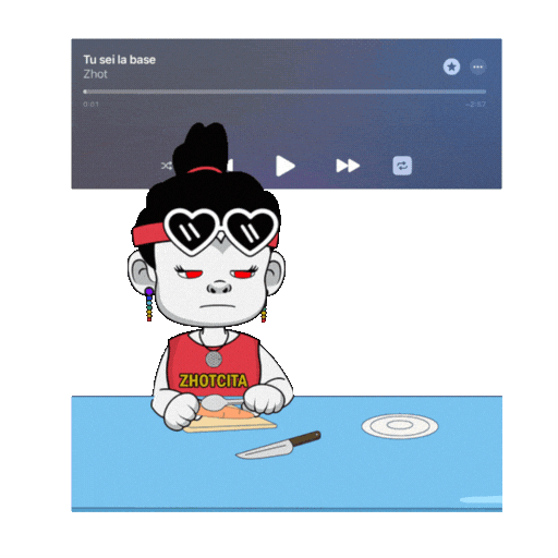 Apple Music Spotify Sticker by Zhotcita