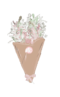 letthemseecake flowers open cookies closed Sticker