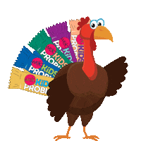 Thanksgiving Turkey Sticker by Welo