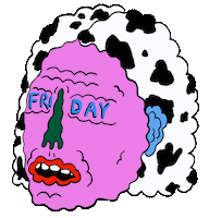 Days Of The Week Friday Sticker by ffembroidery