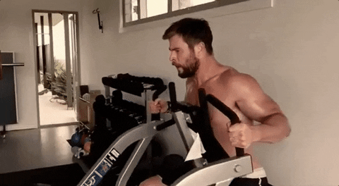 Chris Hemsworth Workout GIF