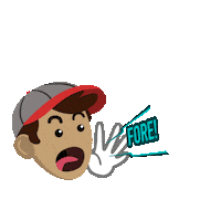 Watch Out Oops Sticker by GolfStatus