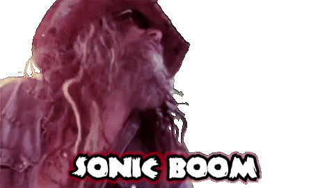 Sonic Boom Sticker by Rob Zombie