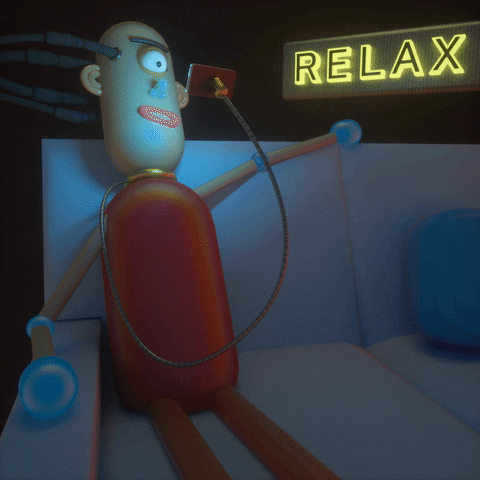 Nervous Relax GIF by Ben Lyaunzon
