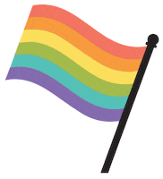 Mardi Gras Gay Sticker by Minus18