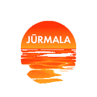 JurmalaLV sun sunset saule jurmala Sticker